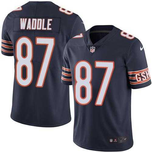 Nike Men & Women & Youth Bears 87 Tom Waddle Navy Blue Color Rush Limited Jersey,We sell and wholesale Nike Men & Women & Youth Bears 87 Tom Waddle Navy Blue Color Rush Limited Jersey on line form chian!